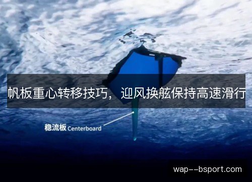 帆板重心转移技巧，迎风换舷保持高速滑行